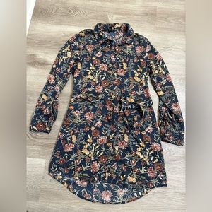 Forever 21 Women's Navy& Floral Print